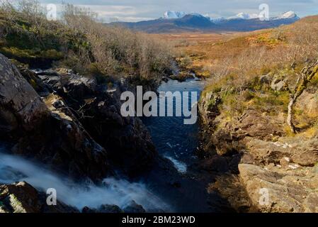 Cascade de Coigach, Highland Ecosse Banque D'Images