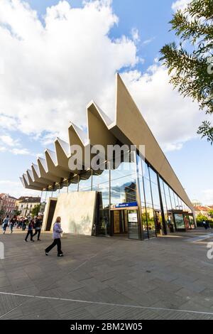 Budapest, Hongrie – Station de métro à Budapest portrait copyspace au sommet de Budapest Hongrie, le 19 2019 septembre en Hongrie Banque D'Images