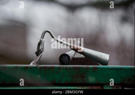 pelle à houe démontée, outil pour travaux agricoles, Banque D'Images