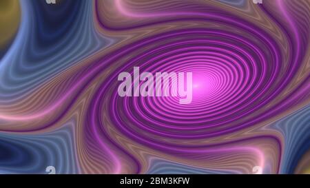 Tourbillons fractaux lisses, œuvres d'art numériques pour un design graphique créatif. Peinture fantaisie. Le fond est constitué d'une texture de couleur fractale et convient à une utilisation Banque D'Images