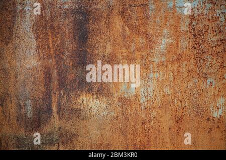 texture de l'ancienne tôle rouillée Banque D'Images