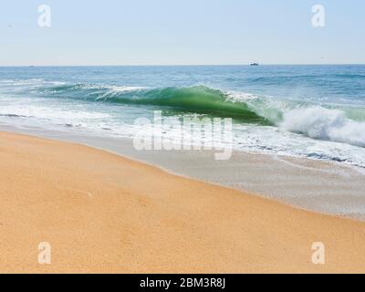 Praia da Nazaré e Praia do Norte, Férias, 2019 Banque D'Images