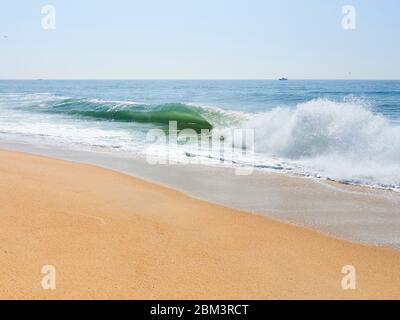 Praia da Nazaré e Praia do Norte, Férias, 2019 Banque D'Images