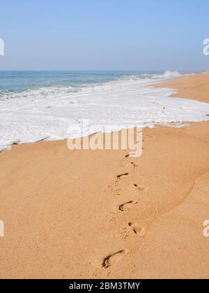 Praia da Nazaré e Praia do Norte, Férias, 2019 Banque D'Images