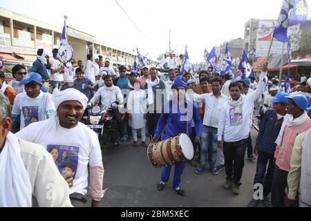 Élections indiennes, rallye électoral, parti politique, Réunion, discussions de groupe, élections, Conférence nationale, Inde (photo Copyright © Saji Maramon) Banque D'Images