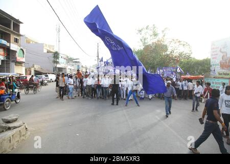 Élections indiennes, rallye électoral, parti politique, Réunion, discussions de groupe, élections, Conférence nationale, Inde (photo Copyright © Saji Maramon) Banque D'Images