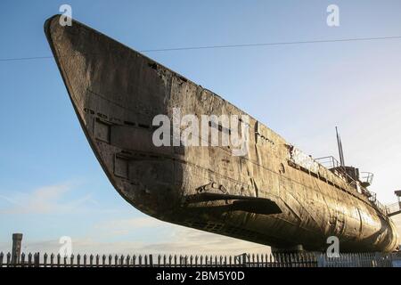 DOSSIER : 7 mai 2020. Photo prise: Birkenhead, Royaume-Uni 19 décembre 2005, U534 aux navires de guerre historiques à Birkenheads West Float Credit: Photoing North/Alay Live News Banque D'Images