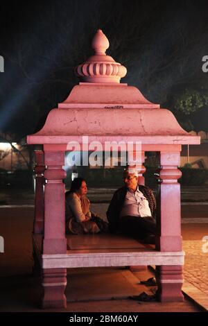 Temple Inde, Temple Shri Kashi Vishwanath ou Temple Birla du campus BHU, Varanasi, Uttar Pradesh, Inde, Asie (Copyright © Saji Maramon) Banque D'Images