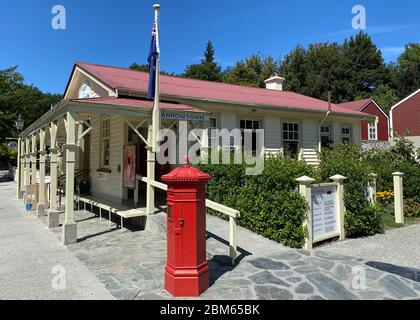 Bureau de poste à Arrowtown, Nouvelle-Zélande Banque D'Images