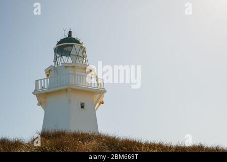 Phare de Waipapa point, Otara, Nouvelle-Zélande Banque D'Images