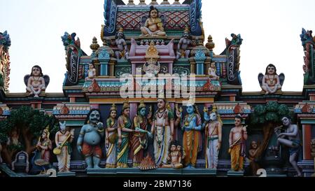 Temple Arulmigu Kapaleeshwaar à Chennai, Inde Banque D'Images