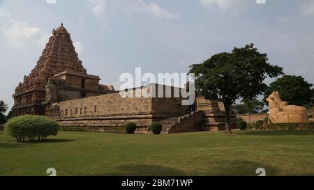 Brihadesvara o Periya Kovil, Grand Temple à Gangaikonda Cholapuram, Inde. Banque D'Images