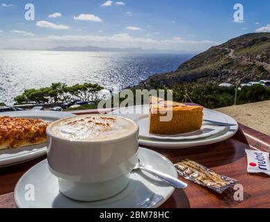 Un petit snack à Far Formentor, Palma de Majorque Banque D'Images