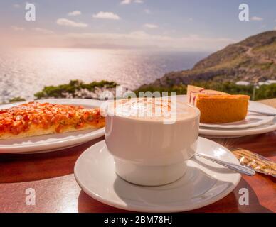 Un petit snack à Far Formentor, Palma de Majorque Banque D'Images