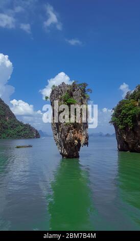 Khao Phing Kan Island - James Bond Island - Parc national Ao Phang Nga à Phuket, Thaïlande 19/11/2019 Banque D'Images