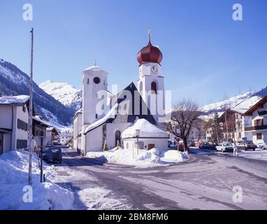 Pfarrkirche Sankt Anton am Arlberg, St.Anton (Sankt Anton am Arlberg), Tyrol, Autriche Banque D'Images