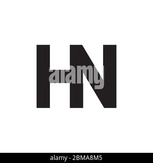 Vecteur de logo H N Illustration de Vecteur