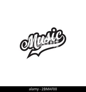 vecteur de conception de logo de lettre de script Illustration de Vecteur