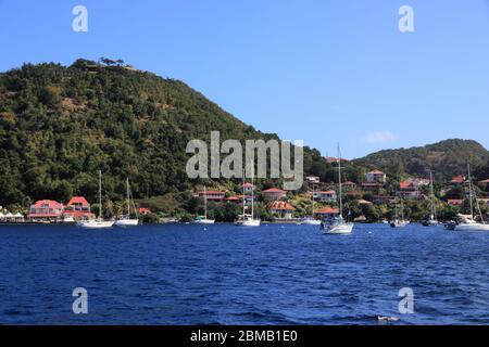 Guadeloupe - Les Saintes îles. La baie de terre de haut. Banque D'Images