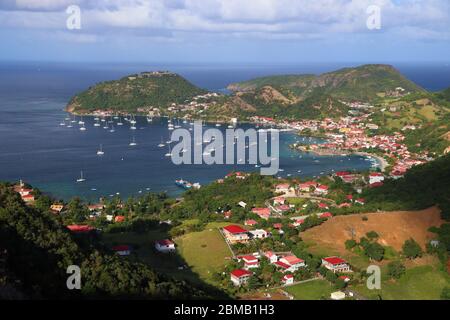 Guadeloupe - Les Saintes îles. La baie de terre de haut. Banque D'Images