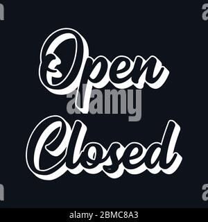 Jeu esquissé à la main guillemets fermés ouverts. Lettrage pour affiche, carte, prospectus, publicité, bannière, panneau d'affichage Illustration de Vecteur