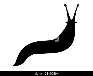 Silhouette noire bande dessinée dessin animal dessin vectoriel plat illustration isolée sur fond blanc Illustration de Vecteur