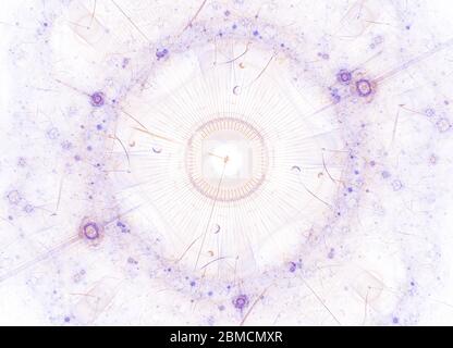 Motif d'horlogerie coloré de Lacy. Conception numérique d'art fractal. Conception abstraite des symboles sacrés signes géométrie. Conceptions de l'astrologie alchimie magie. Banque D'Images