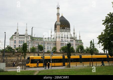 Ehemalige Zigarettenfabrik Yenidze à Dresde Banque D'Images