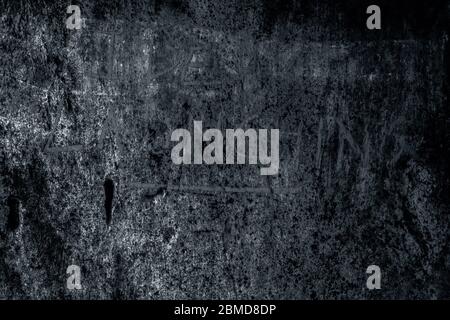 Idée Luanching écrit sur le mur sec rugueux, plan horizontal. Banque D'Images