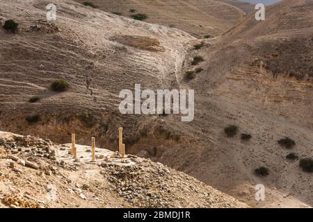 Ruines antiques de Pella, ruines de l'ancienne Décapole, Tabqet Fahel, Tabaqat Fahl, Irbit, gouvernorat d'Irbid, Jordanie, Moyen-Orient, Asie Banque D'Images