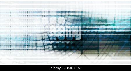 Création multimédia en ligne comme un art fond Banque D'Images