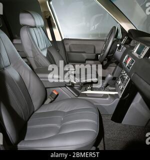 Intérieur d'un Range Rover Westminster 2003. Modèle L322 Banque D'Images