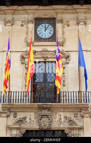 Consell Palace, Palma de Majorque, Majorque, Iles Balaeric, Espagne, Europe Banque D'Images