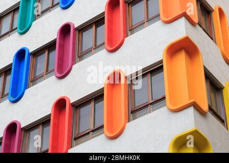 Bâtiment sur Calle del Castillo, Santa Cruz de Tenerife, île de Tenerife, îles Canry, Espagne, Europe Banque D'Images