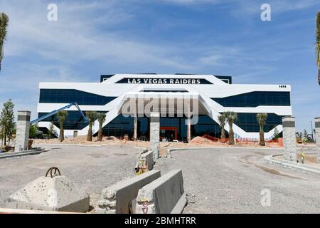 Henderson NV, États-Unis. 09e mai 2020. Installation de Las Vegas Raiders Practice en construction à Henderson, Nevada, le 09 mai 2020. Crédit : Damoires carter/Media Punch/Alay Live News Banque D'Images