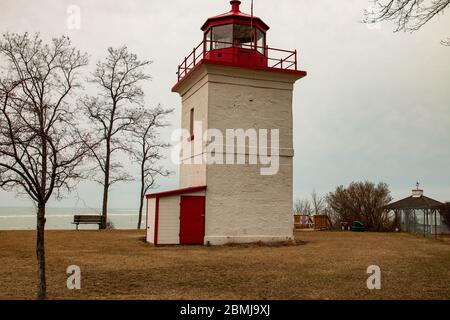 Phare de Goderich, Goderich (Ontario). Banque D'Images