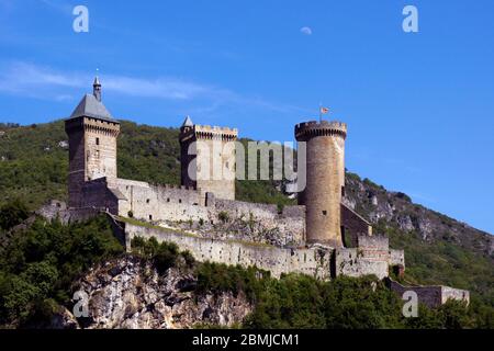 Castillo de Foix. Francia. Banque D'Images