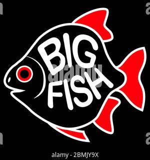 Fond Big Fish. Illustration de Vecteur