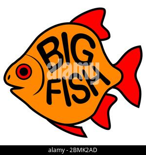 Fond Big Fish. Illustration de Vecteur