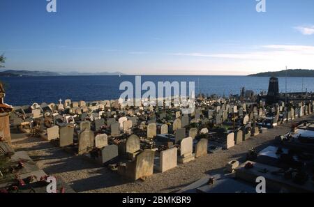 Cimetière marin de Saint-Tropez Banque D'Images