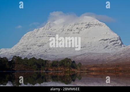 Liathach montagne du Loch clair, Torridon Banque D'Images