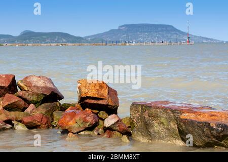 Landsape du Lac Balaton , Hongrie ( focus sélectif ) Banque D'Images