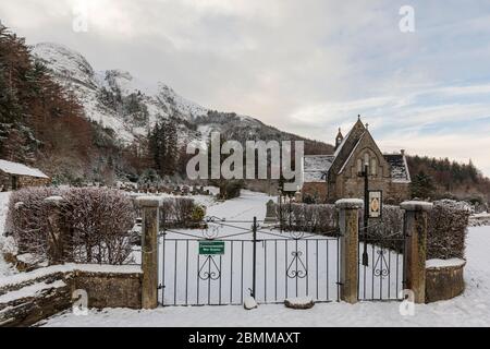 St John, l'église épiscopale écossaise, Ballachulish près de Glencoe, Écosse Banque D'Images