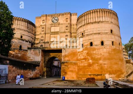 Inde, Gujarat, Ahmedabad, ville classée au patrimoine mondial de l'UNESCO, fort de Bhadra Banque D'Images