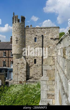 Porte médiévale de York - Micklegate Banque D'Images