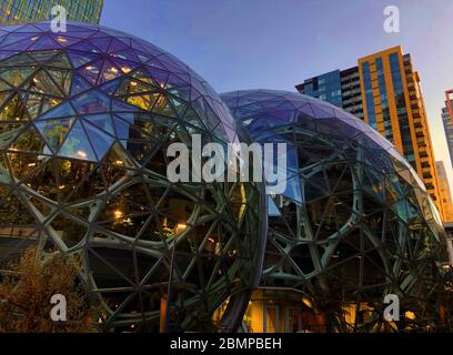 Vue charmante sur Seattle, Washington Banque D'Images