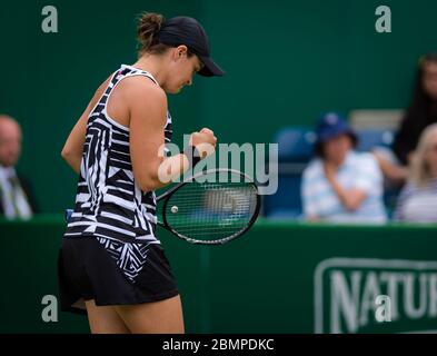 Ashleigh Barty, d'Australie, en action lors de la finale du tournoi de tennis WTA Classic 2019 de nature Valley Banque D'Images