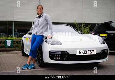 Julia Goerges, d'Allemagne, au tournoi de tennis WTA Classic 2019 de nature Valley Banque D'Images