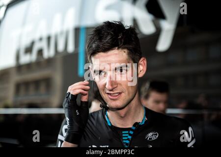 09.07.2015 le Havre, France. Wouter POELS. Étape 6 du Tour de France Abbeville 2015 au Havre. Banque D'Images