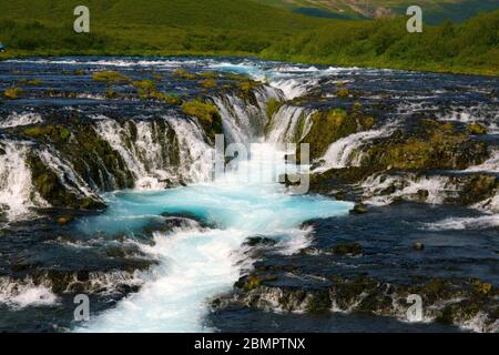 La plus belle cascade d'Islande - beau paysage Banque D'Images